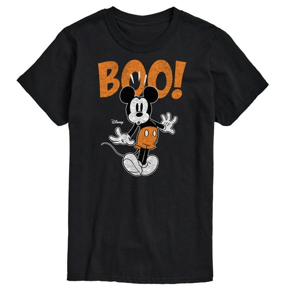 Mickey & Friends - Mickey Scared Boo - Men's Short Sleeve Graphic T-Shirt