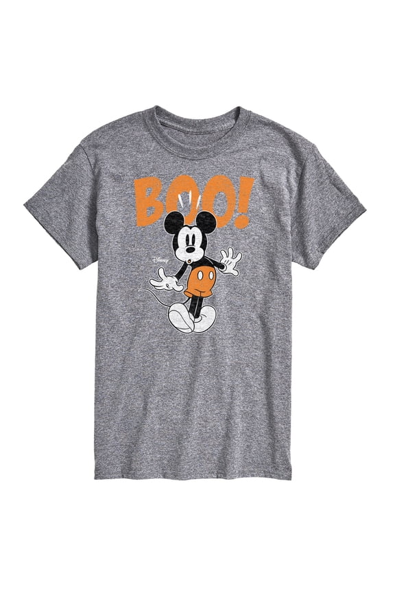 Mickey & Friends - Mickey Scared Boo - Men's Short Sleeve Graphic T-Shirt