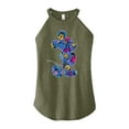 thumbnail image 1 of Mickey & Friends - Mickey Silhouette Expressive Pattern - Juniors High Neck Tank Top, 1 of 4