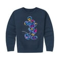 thumbnail image 1 of Mickey & Friends - Mickey Silhouette Expressive Pattern - Toddler And Youth Crewneck Fleece Sweatshirt, 1 of 5