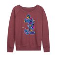 thumbnail image 1 of Mickey & Friends - Mickey Silhouette Expressive Pattern - Women's Lightweight French Terry Long Sleeve Shirt, 1 of 5