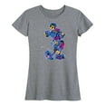 thumbnail image 1 of Mickey & Friends - Mickey Silhouette Expressive Pattern - Women's Short Sleeve Graphic T-Shirt, 1 of 5