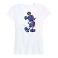 thumbnail image 1 of Mickey & Friends - Mickey Silhouette Expressive Pattern - Women's Short Sleeve Graphic T-Shirt, 1 of 5
