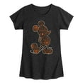 thumbnail image 1 of Mickey & Friends - Mickey Silhouette - Toddler And Youth Girls Short Sleeve Graphic T-Shirt, 1 of 5