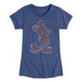 thumbnail image 1 of Mickey & Friends - Mickey Silhouette - Toddler And Youth Girls Short Sleeve Graphic T-Shirt, 1 of 5
