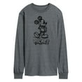 thumbnail image 1 of Mickey & Friends - Mickey Sketch - Men's Long Sleeve T-Shirt, 1 of 5
