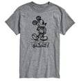 thumbnail image 1 of Mickey & Friends - Mickey Sketch - Men's Short Sleeve Graphic T-Shirt, 1 of 5
