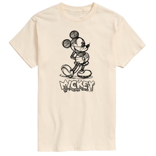 Disney - Mickey Mouse Classic Sketch Short Sleeve Graphic T-Shirt