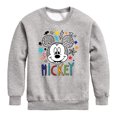 thumbnail image 1 of Mickey & Friends - Mickey Sketch Pattern - Youth Crewneck Fleece Sweatshirt, 1 of 5