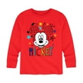 thumbnail image 1 of Mickey & Friends - Mickey Sketch Pattern - Youth Long Sleeve Graphic T-Shirt, 1 of 5