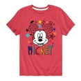thumbnail image 1 of Mickey & Friends - Mickey Sketch Pattern - Youth Short Sleeve Graphic T-Shirt, 1 of 5