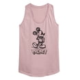 thumbnail image 1 of Mickey & Friends - Mickey Sketch - Women's Racerback Tank Top, 1 of 5