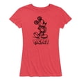 thumbnail image 1 of Mickey & Friends - Mickey Sketch - Women's Short Sleeve Graphic T-Shirt, 1 of 5
