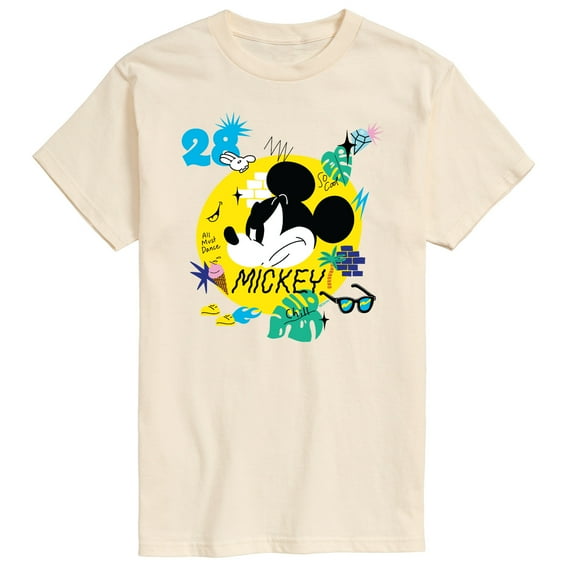 Mickey & Friends - Mickey So Cool - Men's Short Sleeve Graphic T-Shirt