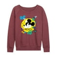 thumbnail image 1 of Mickey & Friends - Mickey So Cool - Women's Lightweight French Terry Long Sleeve Shirt, 1 of 5