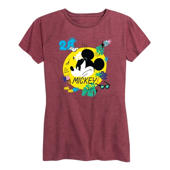 Mickey & Friends - Mickey So Cool - Women's Short Sleeve Graphic T-Shirt