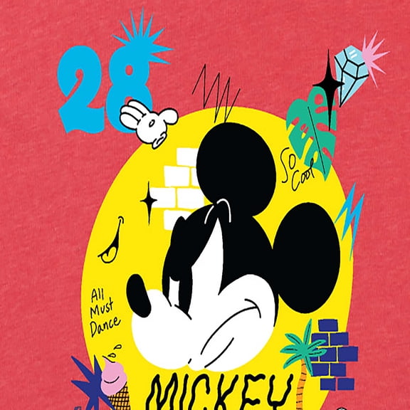 Mickey & Friends - Mickey So Cool - Women's Short Sleeve Graphic T-Shirt