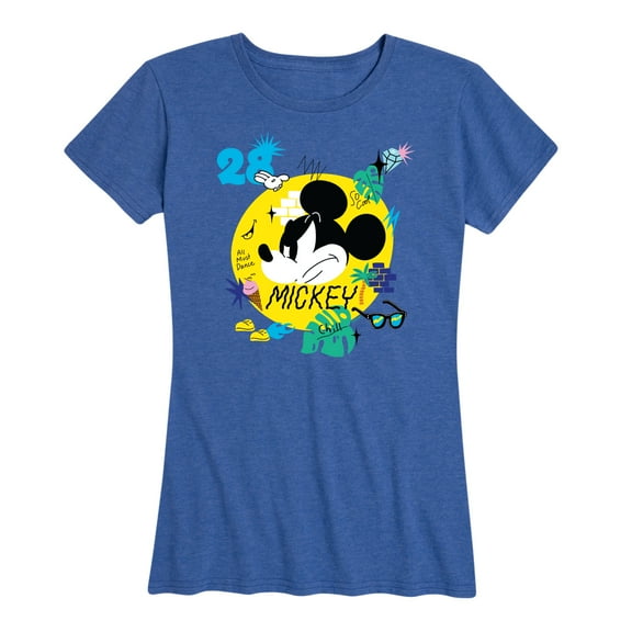 Mickey & Friends - Mickey So Cool - Women's Short Sleeve Graphic T-Shirt