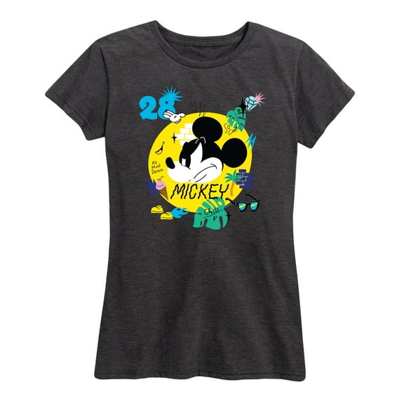 Mickey & Friends - Mickey So Cool - Women's Short Sleeve Graphic T-Shirt