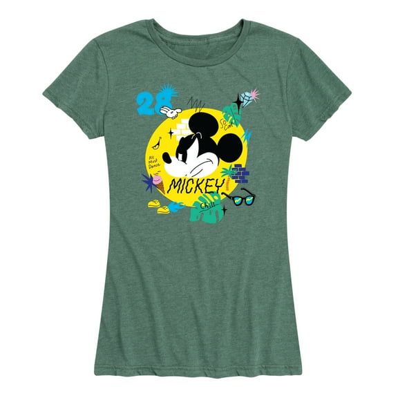 Mickey & Friends - Mickey So Cool - Women's Short Sleeve Graphic T-Shirt