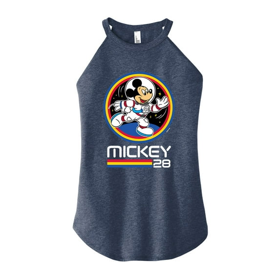 Mickey & Friends - Mickey Space 28 - Juniors High Neck Tank Top