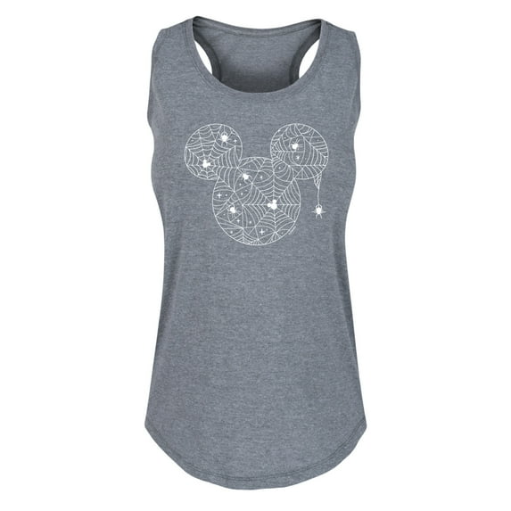 Mickey & Friends - Mickey Spider Logo - Women's Racerback Tank Top