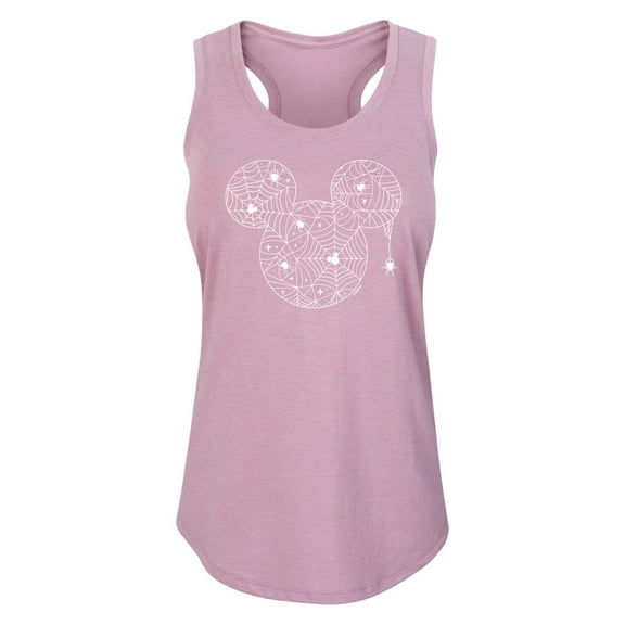 Mickey & Friends - Mickey Spider Logo - Women's Racerback Tank Top