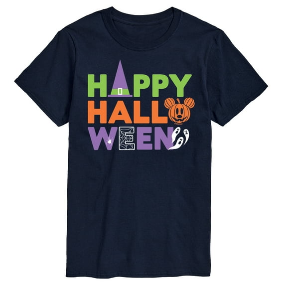 Mickey & Friends - Mickey Spider Web Design - Men's Short Sleeve Graphic T-Shirt