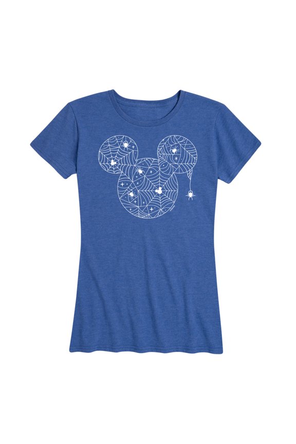 Mickey & Friends - Mickey Spiderweb Logo - Women's Short Sleeve Graphic T-Shirt