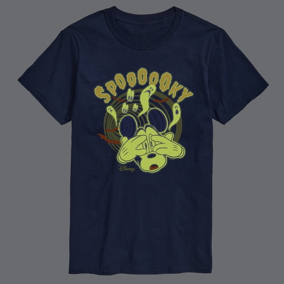 Mickey & Friends - Mickey Spooky Glow - Men's Short Sleeve Graphic T-Shirt