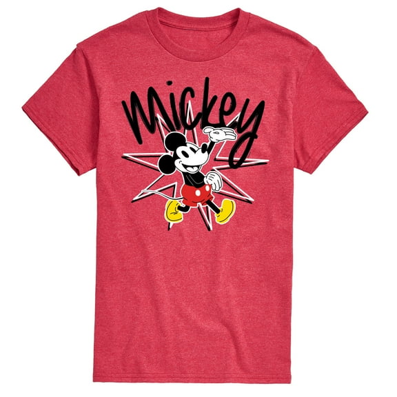 Mickey & Friends - Mickey Star Burst - Men's Short Sleeve Graphic T-Shirt