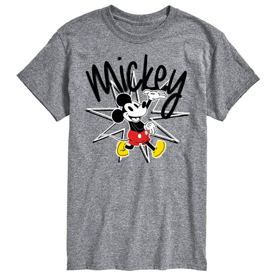 Mickey & Friends - Mickey Star Burst - Men's Short Sleeve Graphic T-Shirt