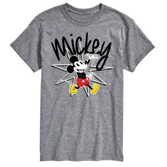 Mickey & Friends - Mickey Star Burst - Men's Short Sleeve Graphic T-Shirt