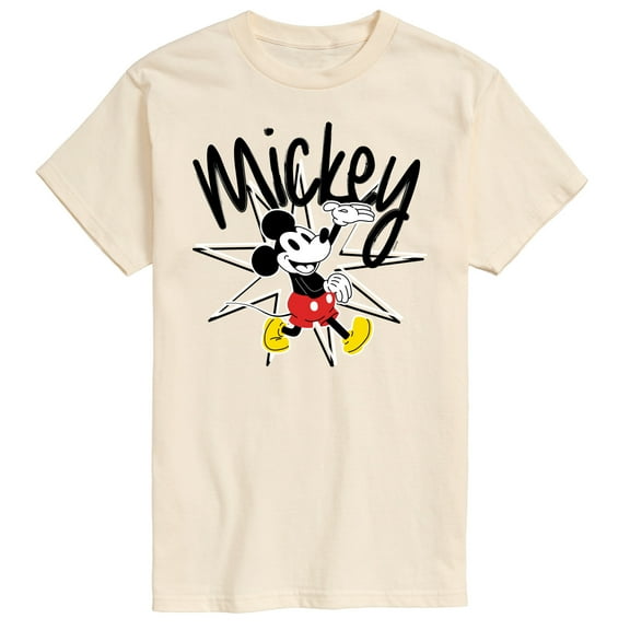 Mickey & Friends - Mickey Star Burst - Men's Short Sleeve Graphic T-Shirt