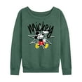 thumbnail image 1 of Mickey & Friends - Mickey Star Burst - Women's Lightweight French Terry Long Sleeve Shirt, 1 of 5