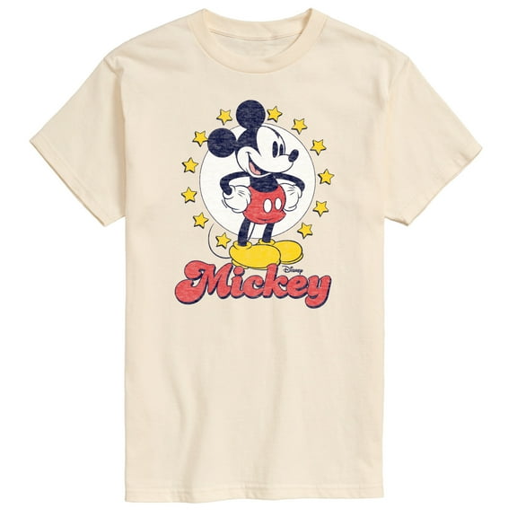 Mickey & Friends - Mickey  Stars - Men's Short Sleeve Graphic T-Shirt