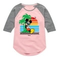 thumbnail image 1 of Mickey & Friends - Mickey Summer Sunset - Toddler And Youth Girls Raglan Graphic T-Shirt, 1 of 5