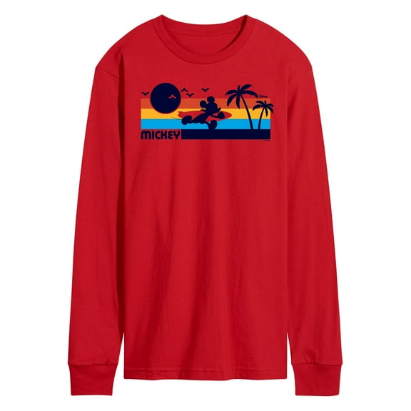 Mickey & Friends - Mickey Sunset Pattern - Men's Long Sleeve T-Shirt