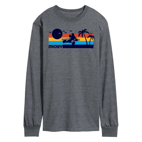 Mickey & Friends - Mickey Sunset Pattern - Men's Long Sleeve T-Shirt
