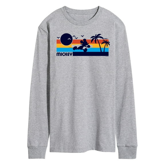 Mickey & Friends - Mickey Sunset Pattern - Men's Long Sleeve T-Shirt