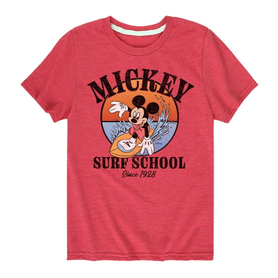 Mickey & Friends - Mickey Surf School - Toddler And Youth Short Sleeve Graphic T-Shirt