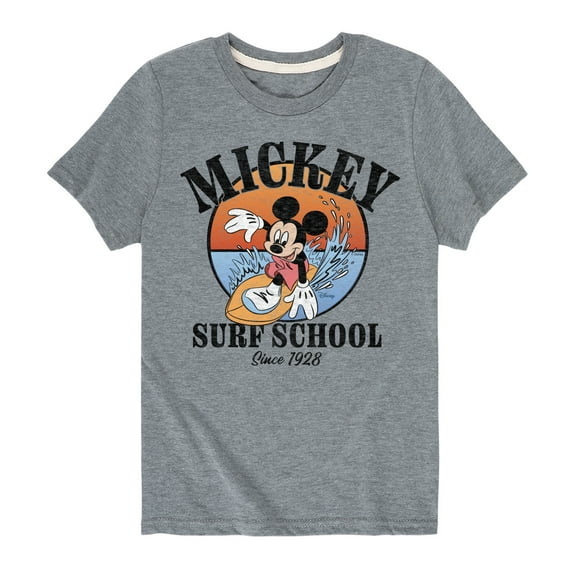 Mickey & Friends - Mickey Surf School - Toddler And Youth Short Sleeve Graphic T-Shirt