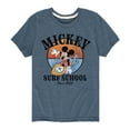 thumbnail image 1 of Mickey & Friends - Mickey Surf School - Toddler And Youth Short Sleeve Graphic T-Shirt, 1 of 5
