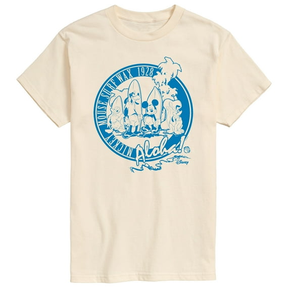 Mickey & Friends - Mickey Surf Wax - Men's Short Sleeve Graphic T-Shirt