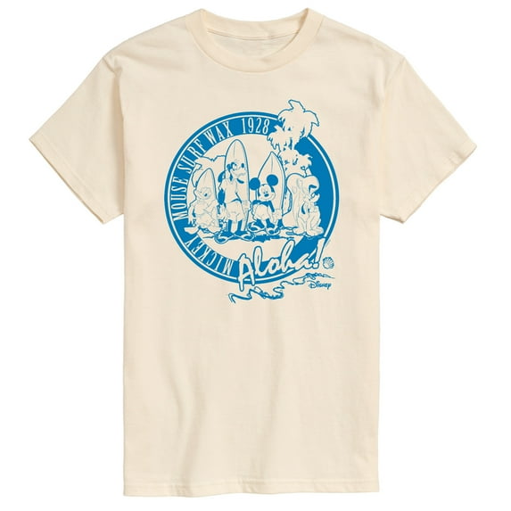 Mickey & Friends - Mickey Surf Wax - Men's Short Sleeve Graphic T-Shirt