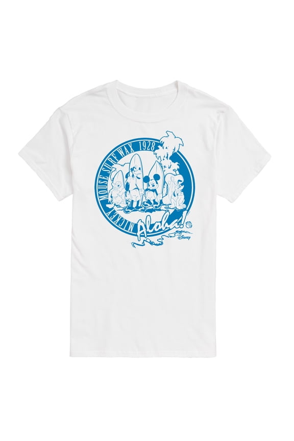 Mickey & Friends - Mickey Surf Wax - Men's Short Sleeve Graphic T-Shirt