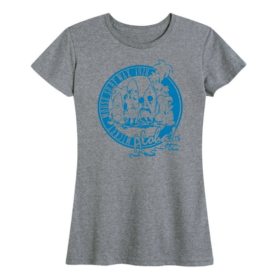 Mickey & Friends - Mickey Surf Wax - Women's Short Sleeve Graphic T-Shirt