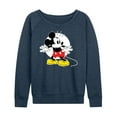 thumbnail image 1 of Mickey & Friends - Mickey Surprised - Women's Lightweight French Terry Long Sleeve Shirt, 1 of 5