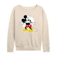 thumbnail image 1 of Mickey & Friends - Mickey Surprised - Women's Lightweight French Terry Long Sleeve Shirt, 1 of 5