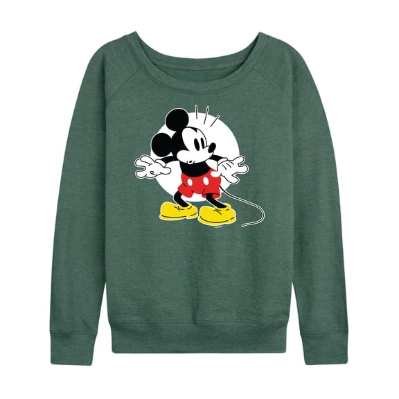Mickey & Friends - Mickey Surprised - Women's Lightweight French Terry Long Sleeve Shirt